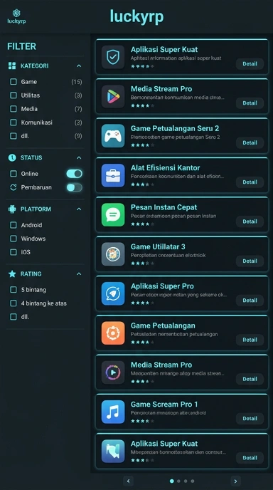 Akses Lengkap Katalog Aplikasi Populer luckyrp — Temukan Favoritmu