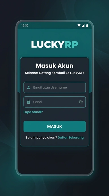 Panduan Masuk Akun Luckyrp di Android